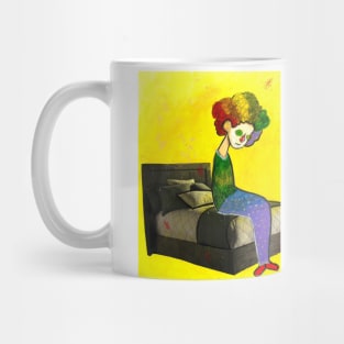 sad clown Mug